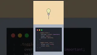 Light Bulb Animation using HTML CSS and JavaScript