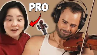 I Hired PRO Violin Teachers But Pretended To Be A Beginner 
