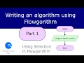 Writing an algorithm using Flowgorithm - Part 1