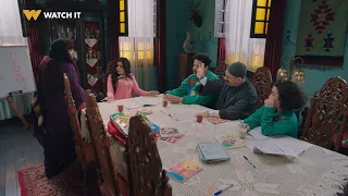 الكبير أوي ٨ مربوحة شافت الكبير مع مدرسة الفرنساوي وهي بتعلمه يقول MOI بطريقة مبتكرة 