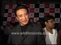 Danny Denzongpa gives an interview in his native language at the film Jimmy Premiere