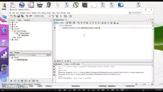 How to write a first Java program via NetBeans