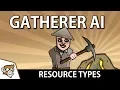 Resource Types Gold Wood - Simple AI Resource Gatherer Unity Tutorial