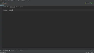 Build a word guessing game using python beginner