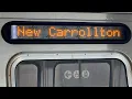 WMATA Subway Kawasaki 7k Series Silver Line Train from Ashburn to New Carrollton