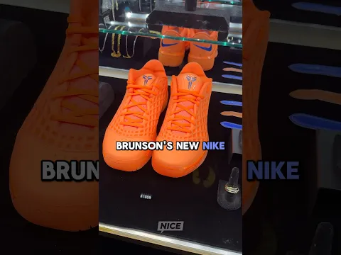 Jalen Brunson Nike Kobe 3 Pop-Up in New York ππ