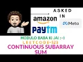 Continuous Subarray Sum Clear Explanation Leetcode 523 codestorywithMIK