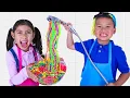 Download Lagu Maddie Wendy \u0026 Kaden Crazy Noodle Restaurant Hair Salon! 🍜💇‍♂️