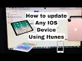 How to update any IOS in itunes using PC Tagalog