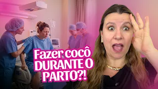 Fazer COCÔ durante o PARTO: Saiba as chances disso acontecer!