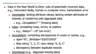 Data Mining Ch 3 Preprocessing - Part 1