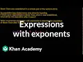 Writing expressions with exponents