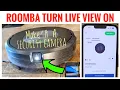 How To Turn iRobot Roomba J7 Robot Vacuum into a Security Camera Live View Beta Version iPhone app