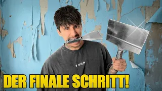 Papa, wir sind "quasi" fertig.