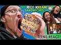 BEST DIY RICE KREAM SANDWICHES KIT Lex Mike React to Younger Selves FV Family