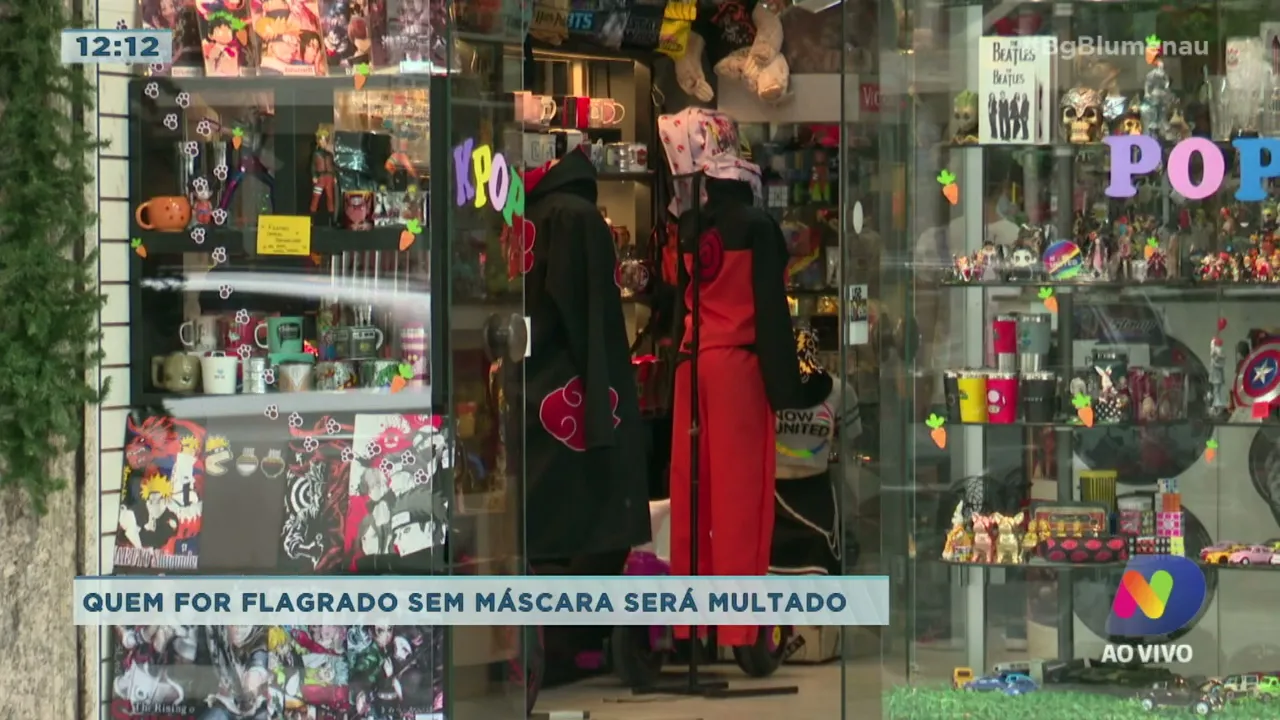 Força-tarefa vai fiscalizar uso de máscaras em Blumenau