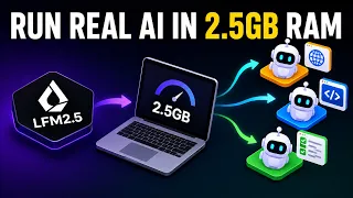 Run Real AI Agents In 2 5GB Of RAM With LFM2 5