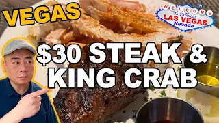 30 Steak Alaskan King Crab Rustic House Boca Park Las Vegas