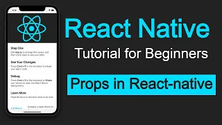 React Native tutorial Props in react native