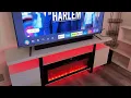 Fireplace TV stand fits up to 80 inch tv