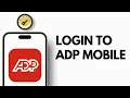How to Login to ADP Mobile ADP Mobile Login