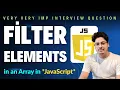 JavaScript filter Method Explained Filter Array Data Easily Beginner-Friendly Explanation