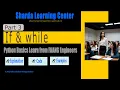 Day2 python part 3 Python Basics Tutorial - If Statement While Loop Explained with Examples