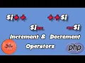 PHP Basic for beginners in Tamil - Increment Decrement Operators Lesson 18