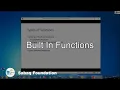 Built in functions Computer Science Lecture Sabaq pk