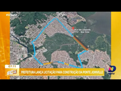 Prefeitura lança licitação para construção da ponte de Joinville