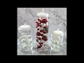 Stunning Christmas Centerpiece Pearls Floating Candle