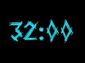 32 Minute Timer - Blue NO SOUND