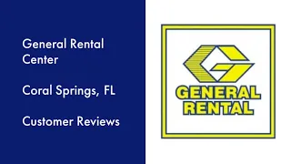 General Rental Center Customer Reviews