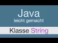Java Programmieren Tutorial Strings - 010