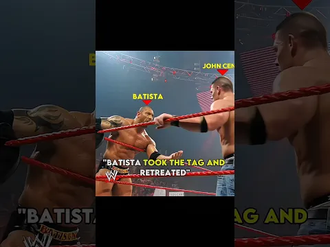 John Cena Took Revenge 💀🔥 #wwe #johncena #batista #edit #shorts