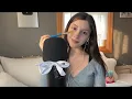 ASMR tracing painting you to sleep visual triggers mic brushing hand sounds