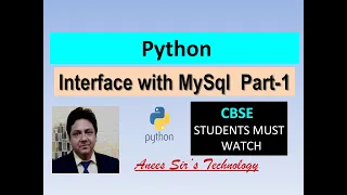 Python Interface with MYSQL PART-1 How to create database tables and perform queries
