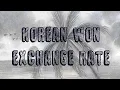 South Korean Won Exchange Rate Won To Indian Rupee Won To Iraqi Dinar Philippine Peso To KRW