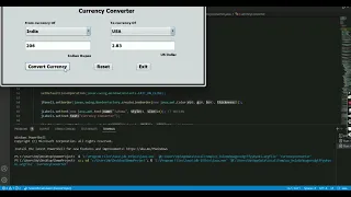 Currency convertor project using java