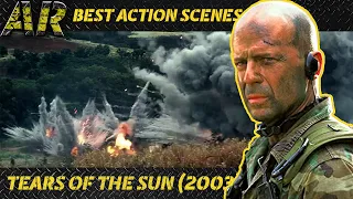 Warlords MUST FEAR BRUCE WILLIS Best Action Scenes TEARS OF THE SUN 2003 