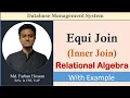 Lec 49 Equi Join Inner Join Relational Algebra DBMS Bangla Tutorial