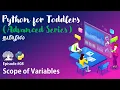 Learn Python programming in TAMIL Scope of Variables Tamil
