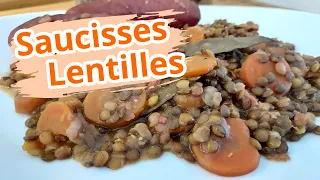 SAUCISSES LENTILLES MAISON avec la cocote SEB CLIPSO 😀