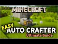 Minecraft AUTO CRAFTERS Are EASY - How To Use Crafters Tutorial Java 1 21