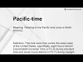 Pacific-time Meaning