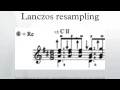 Lanczos resampling