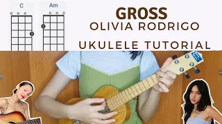 Download Gross - Olivia Rodrigo | Easy Ukulele Tutorial with Tabs, Chords,  play along, and lyrics MP3