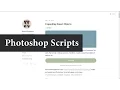 How to Install and use Photoshop Scripts - UI Design in Photoshop