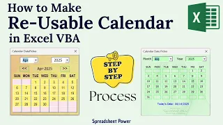 How to Make Calendar in Excel VBA Step by Step Guideline