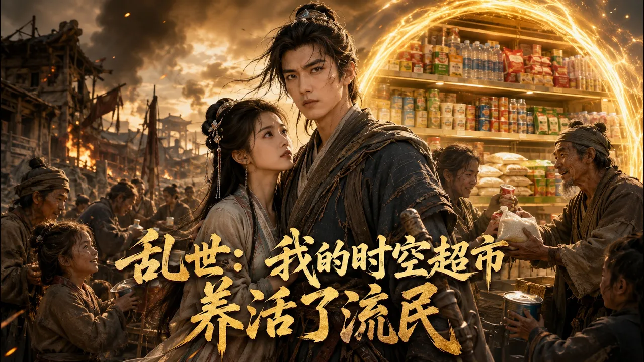 Groundbreaking premiere:穿越 through a chaotic, desolate village and unlock a time‑space supermarket—opening its granaries to rescue starving refugees! Building fortified villages, cultivating fertile l